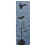 Antique Art Nouveau Smoke Stand w/Bridge Lamp Arm