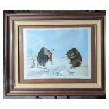 *Vtg. Limited Ed. The Challenge Print by Bosin