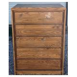 Modern Wooden Dresser (Drawers 5)