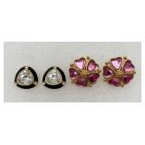 2 Pair of Exceptional "Trifari" Earrings