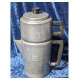 Vtg. Aluminum Maid of Honor Aluminum Coffee Pot