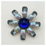 Vintage 8-Pointed Flower or Snowflake Pin
