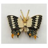 Vintage Butterfly Pin from Spain