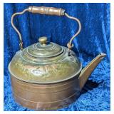 Vintage Copper Tea Kettle
