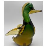 Archimede Seguso Murano Glass Duck Figurine