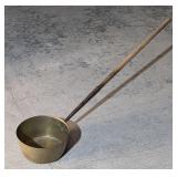 *Antique Iron & Brass Dipper Pot w/31" Handle