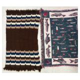 2 Very Nice Throw Blankets