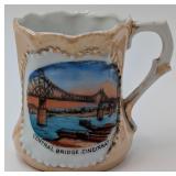 Vtg. Collectible Porcelain Cincinnati, OH Teacup