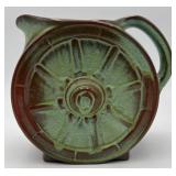 Vtg. Frankoma Pottery Wagon Wheel Water Pitcher