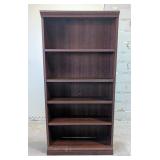 *Bookshelf w/Dark Oak Veneer 72"