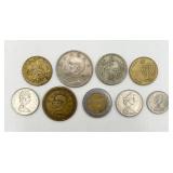9 Miscellaneous Foreign Coins