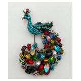 Beautiful Peacock Pin/Brooch