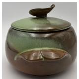 Vtg. Frankoma Pottery Covered Casserole Dish