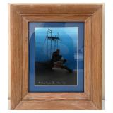 Framed Original Silhouette Painting By E. Joshua