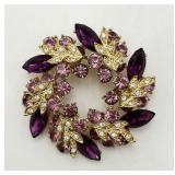 Beautiful Vintage Purple Pin/Brooch