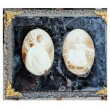 *Victorian-Era Infant Photos in Antique Frame