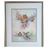 *Watercolor of Imaginary Bird Family