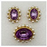 Very Pretty ï¿½Napierï¿½ Pin/Brooch & Earrings Set