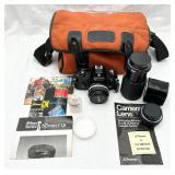 Nikon EM Camera, 2 Lenses & Case
