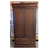 *Entertainment Center w/Rich Dark Stain