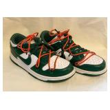 Menï¿½s Nike Dunk Low Off-White/Pine Green Sneakers
