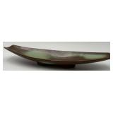 Vtg. Frankoma Pottery Center Piece Boat Bowl