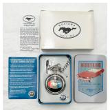 NEW 2004 40th Anniv. Mustang Analog Pocket Watch