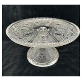 VERY RARE Antique 1896 Heisey Glass Cake Stand