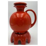 Vtg. Frankoma Carafe w/ Lid & Warmer Set