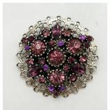 Vintage Purple Pin/Brooch