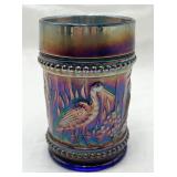 Antique Dugan ï¿½Stork & Rushesï¿½ Carnival Tumbler