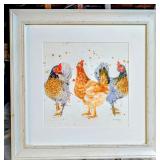 *"The Hen Party" Watercolor Print by Bree Merryn