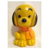 Vintage 1970 Dreamland Creations Plastic Dog Bank