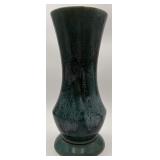 Vtg. Brush By McCoy Pottery Teal Art Vase