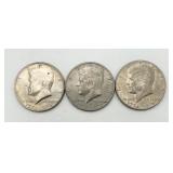 3 Bicentennial Half Dollars