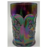 Vtg. Northwood Amethyst Carnival Glass Tumbler