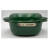 Vtg. Le Creuset Enameled Cast-iron Dutch Oven