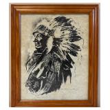 Print of Portrait Titled ï¿½Black Bear- Siouxï¿½
