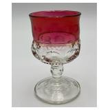 Vintage King's Crown pattern goblet