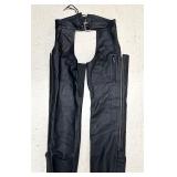 Harley Davidson Leather Chaps, Size M