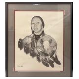 33/650 Print Of Portrait Titled ï¿½Diana & Shayeasï¿½