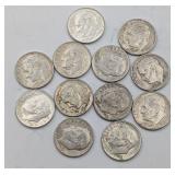 12- 1963 90% Silver Roosevelt Dimes