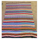 Vintage Multiple Color Afghan 4ï¿½ x 5ï¿½