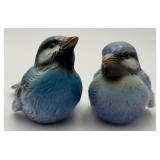Vtg. Pair of Goebel Porcelain Bluebird Figurines