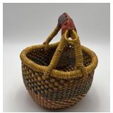 Multi Colored Ghana Basket
