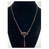 Vintage Art Deco Amber Necklace