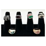 6 Various Fashion Rings
