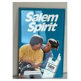 Vintage Salem Spirit Cigarette Metal Sign