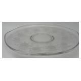 Vtg. Fostoria Glass ï¿½Willowmereï¿½ Cake Plate