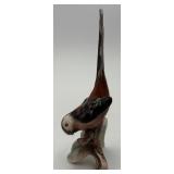 Vtg Porcelain Goebel Long-tailed Titmouse Figurine